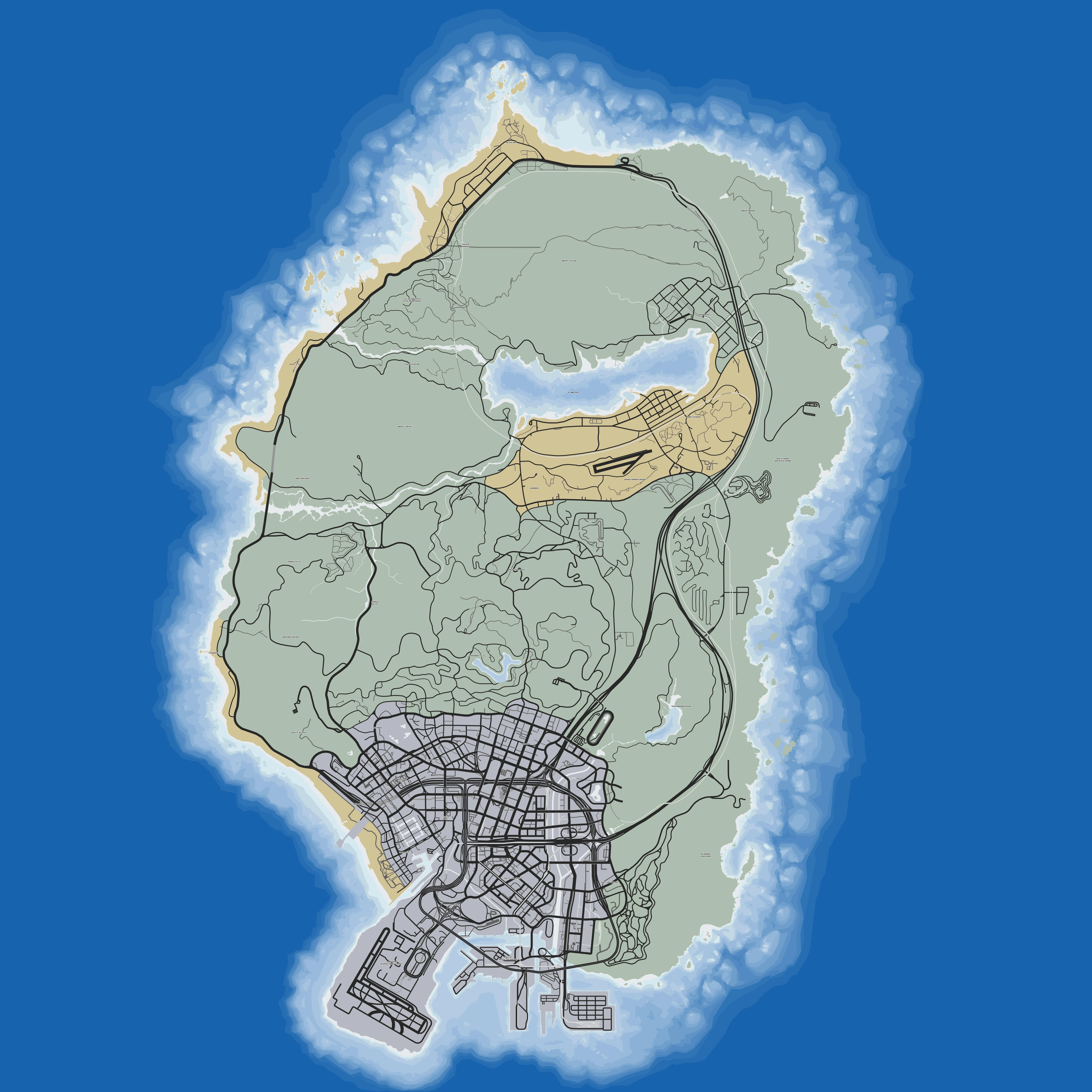 GTA V Haritası